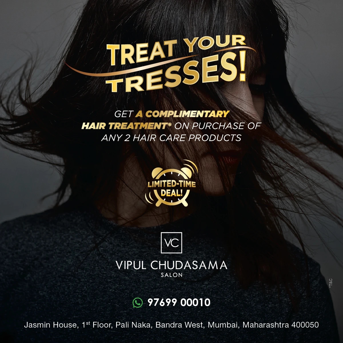 Get a Complimentary Hair Treatment on 2 Hair Products